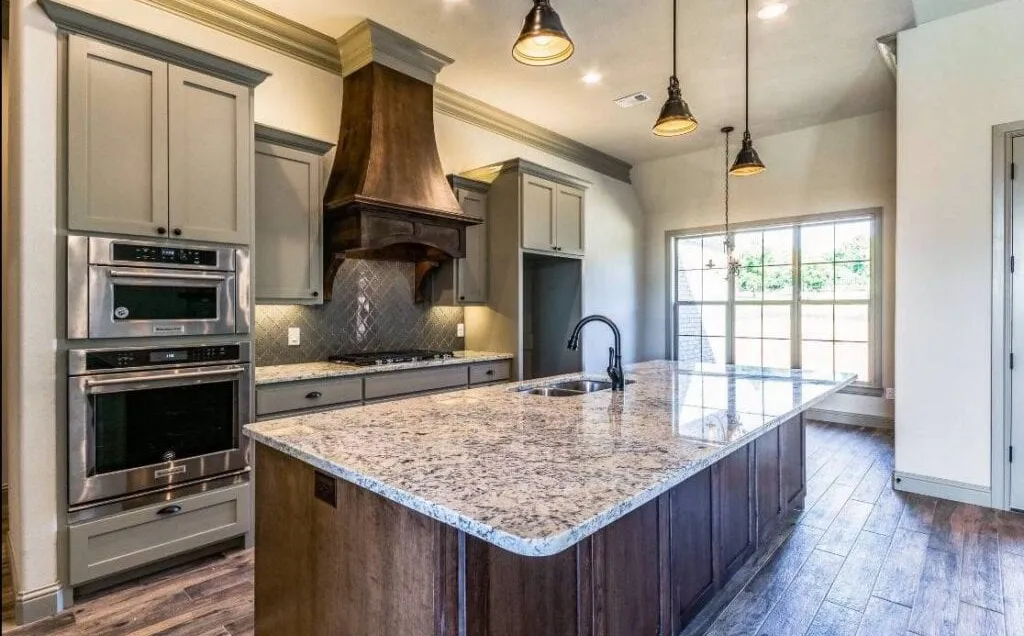 Kitchen island redesign by Banks Construction